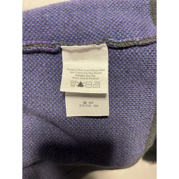 GUC Vintage Women Eddie Baur Sport Fair Isle Snowflake ZipUp Sweater Jacket Sz L - Picture 7 of 8